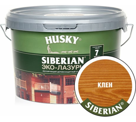 Эко-лазурь HUSKY клен 2,5 л 25198