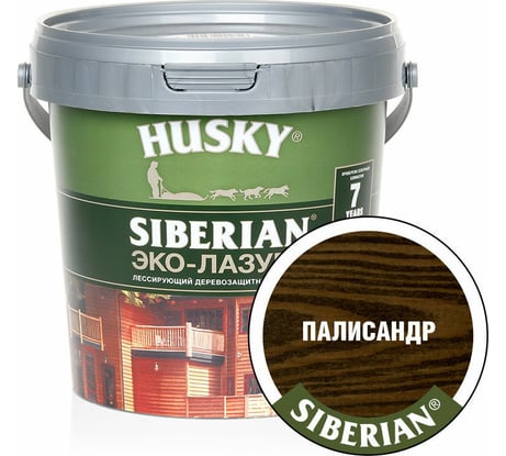 Эко-лазурь HUSKY палисандр 0,9 л 25189