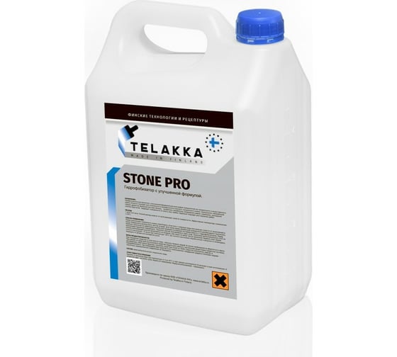 Гидрофобизатор (пропитка) с улучшенной формулой Telakka GIDROFOB STONE PRO 5 л 4631160697838