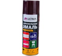 Универсальная аэрозольная эмаль ULTIMA (красно-коричневый грунт; 520 мл) ULT021