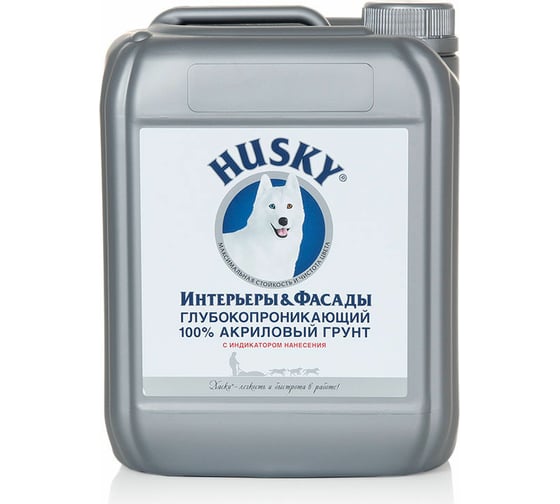 Акриловый 100% Глубокопроникающий грунт HUSKY 5 л 28725 1