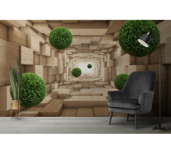 Фотообои флизелиновые PRIMAVERA Иллюзия 3D PV-1184-P3