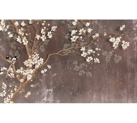 Фотообои флизелиновые PRIMAVERA Птицы на ветвях PV-1175-P4