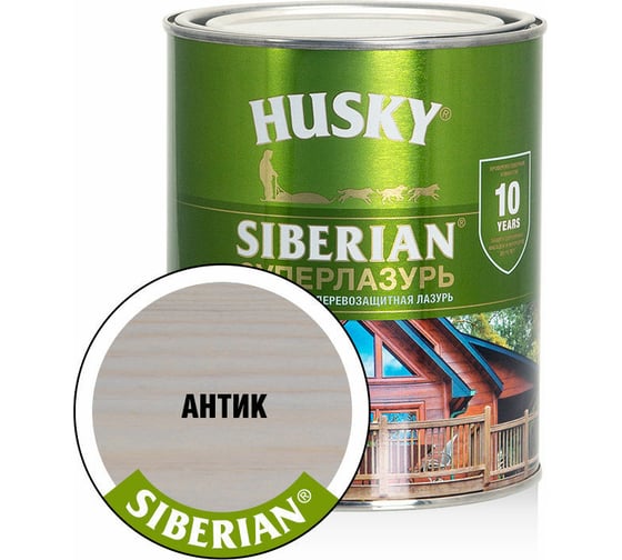 Суперлазурь HUSKY Siberian Антик 0,9 л 30295