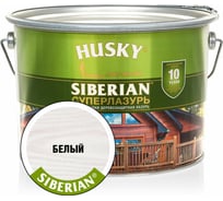 Суперлазурь HUSKY Siberian белая 9 л 30300