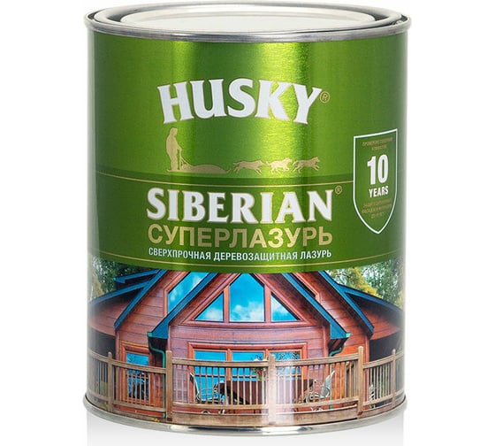 Суперлазурь HUSKY Siberian красное дерево 0,9 л 30304