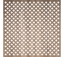 Потолочная плита STELLA Готико МДФ, перфорация, 595x595 мм, Дуб Винтаж, упаковка 14 шт. ЦБ-00004786