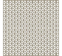 Потолочная плита STELLA Илона МДФ, перфорация, 595x595 мм, Дуб Винтаж, упаковка 14 шт. ЦБ-00005558