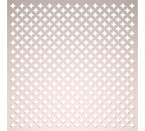 Потолочная плита STELLA Готико МДФ, перфорация, 595x595 мм, белый, упаковка 14 шт. ЦБ-00004784