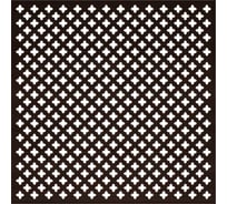 Потолочная плита STELLA Готико МДФ, перфорация, 595x595 мм, Венге, упаковка 14 шт. ЦБ-00004785