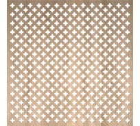 Потолочная плита STELLA Готико МДФ, перфорация, 595x595 мм, Дуб Сонома, упаковка 14 шт. ЦБ-00004787