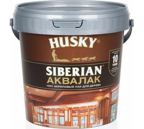 Акриловый лак для дерева HUSKY SIBERIAN 0,9 л 26238