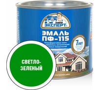 Эмаль ЭКСПЕРТ ПФ-115, глянцевая, светло-зеленая, 1.8 кг 28403