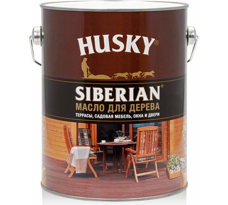 Масло для дерева HUSKY SIBERIAN 2,7 л 26940