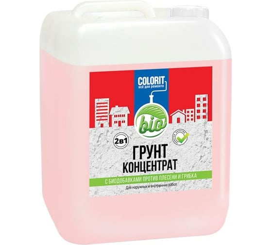 Грунт-концентрат COLORIT Bio (5 кг) ГРКОНЦ5