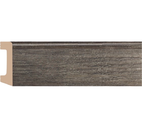 Плинтус напольный Decomaster D234-86ДМ 58x16x2400 мм D234-86 ДМ