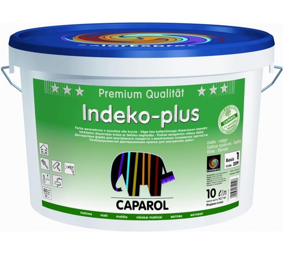 Экологичная краска Caparol Capamix Indeko Plus 1