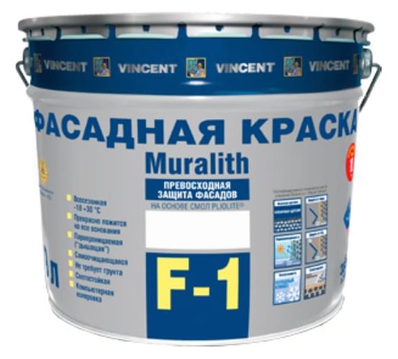 Фасадная краска Vincent F 1 1