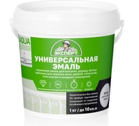 Акриловая эмаль Эксперт (полуматовая; белая база А; 1 кг) 27565