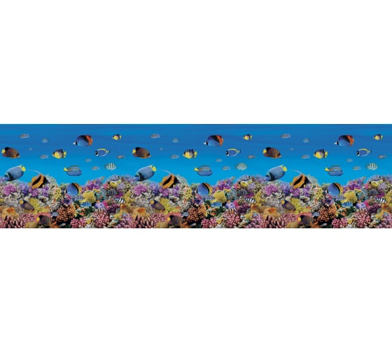 Кухонный фартук ООО Декор Трейдинг Аквариум (2000x600x1.5 мм; глянец) Аквариум2м 1