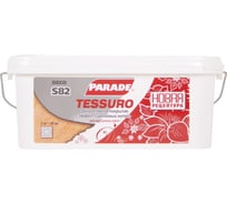 Декоративное покрытие PARADE DECO Tessuro S82 с эффектом шелковых нитей, белый, 5 кг 90003371417