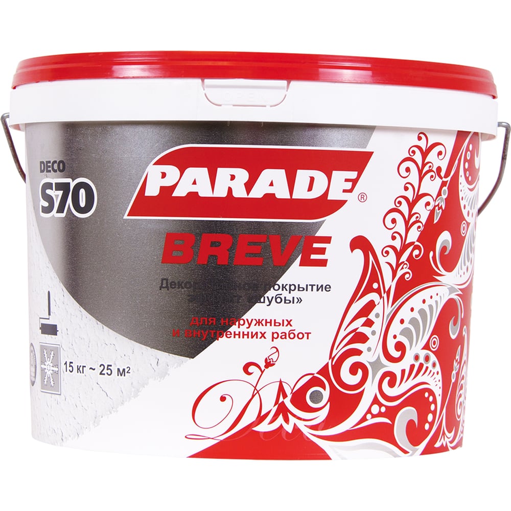 Parade S70 Breve декоративное покрытие 15 кг