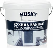 Краска для кухонь и ванных комнат HUSKY 5 л 32504