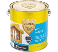 Декоративная пропитка для дерева VERES Эко № 9 палисандр, 2.5 л 43096