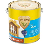Декоративная пропитка для дерева VERES Эко №17 золотой бор, 2.5 л 43099