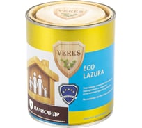 Декоративная пропитка для дерева VERES Эко № 9 палисандр, 0.75 л 43084
