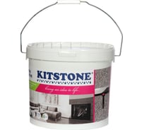 Камешковая штукатурка Kitstone Pebble Creative в комплекте 3 банки: каменная крошка, А 650 гр, В 350 гр, цвет Atlantica 2020207