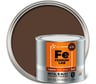 Грунт-эмаль FERRUM LAB по ржавчине 3 в 1 гладкая коричневая RAL 8017 глянцевая, банка 2 л 213349