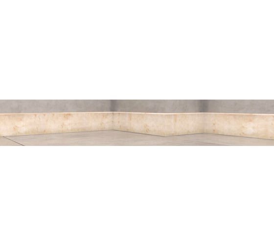 Плинтус напольный Decomaster 80x17x2400 мм D235-80 ДМ