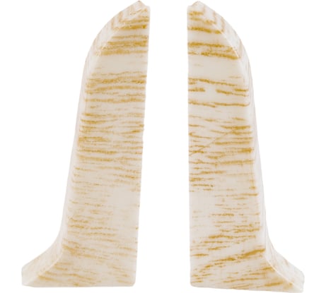 Заглушка для плинтуса Волшебная палочка ПВХ 58 мм, 2 шт, цвет 5814 УТ000072802