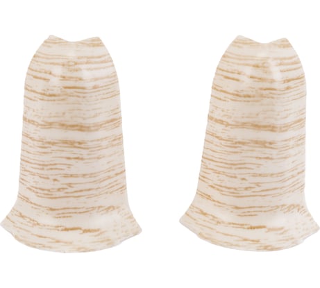 Угол наружный для плинтуса Волшебная палочка ПВХ 58 мм, 2 шт, цвет 5814 УТ000072805