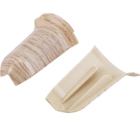 Угол наружный для плинтуса Волшебная палочка ПВХ 58 мм, 2 шт, цвет 5813 УТ000072801 21718312