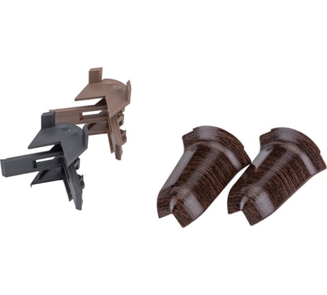 Угол наружный для плинтуса Волшебная палочка ПВХ 58 мм, 2 шт, цвет 5811 УТ000072793