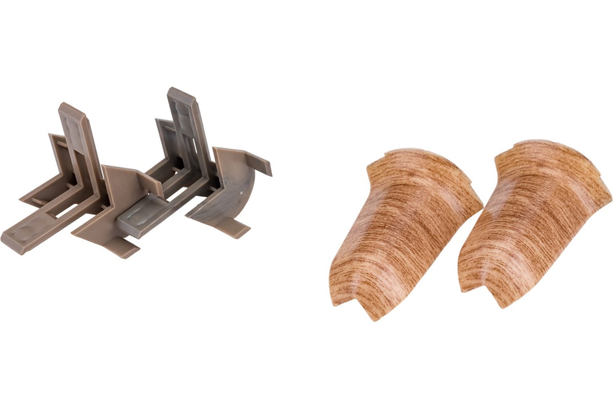 Угол наружный для плинтуса Волшебная палочка ПВХ 58 мм, 2 шт, цвет 5807 ...