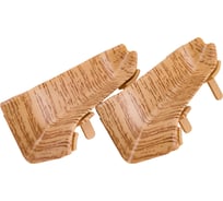 Уголвнутренний для плинтуса Волшебная палочка ПВХ 58 мм, 2 шт, цвет 5808 УТ000072780 21718186