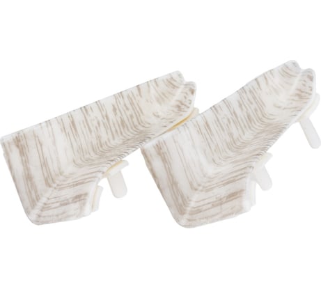 Угол внутренний для плинтуса Волшебная палочка ПВХ 58 мм, 2 шт, цвет 5815 УТ000072808