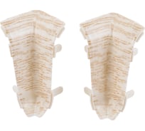 Угол внутренний для плинтуса Волшебная палочка ПВХ 58 мм, 2 шт, цвет 5814 УТ000072804