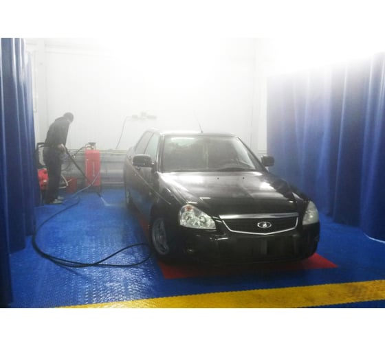 Модульное напольное покрытие ПластФактор SENSOR Canal 375-375 Ral 9005, 10 шт. 4627080342248