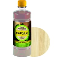 Морилка для дерева SAFORA водная, береза, 500 мл 001