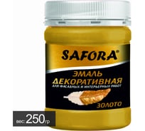 Эмаль перламутровая SAFORA золото ЭМ102/1