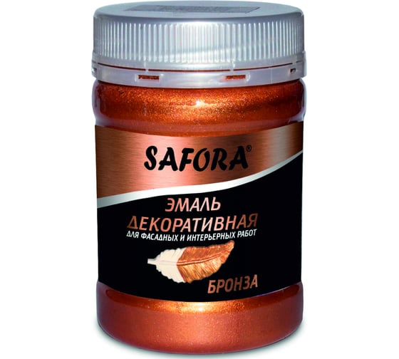 Эмаль перламутровая SAFORA бронза ЭМ101/1