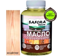 Масло для дерева SAFORA тонирующее, с воском, бесцветное МД150/7
