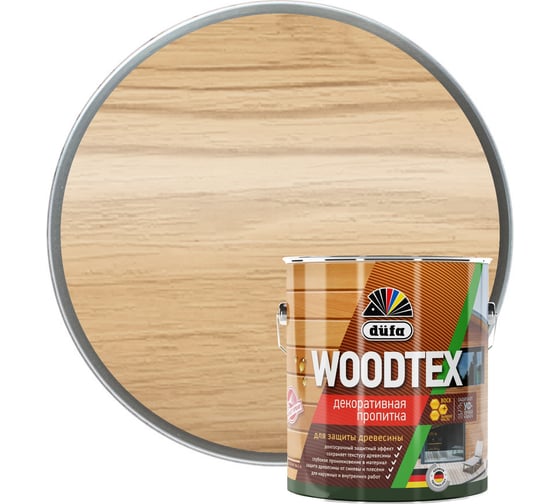 Пропитка Dufa Wood Tex дуб, 3 л Н0000006079
