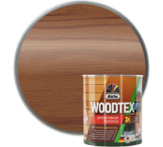 Пропитка Dufa Wood Tex махагон, 0.9 л Н0000006082 1