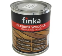 Масло для террас и фасадов Finka Exterior Wood Oil  для внутренних и наружных работ, льняная основа, Натуральный (Natural), 0.75 л FO-075N