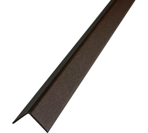 Алюминиевый внешний угол Лука (20x20x1 мм; 2,7 м; шоколад) УТ000066387